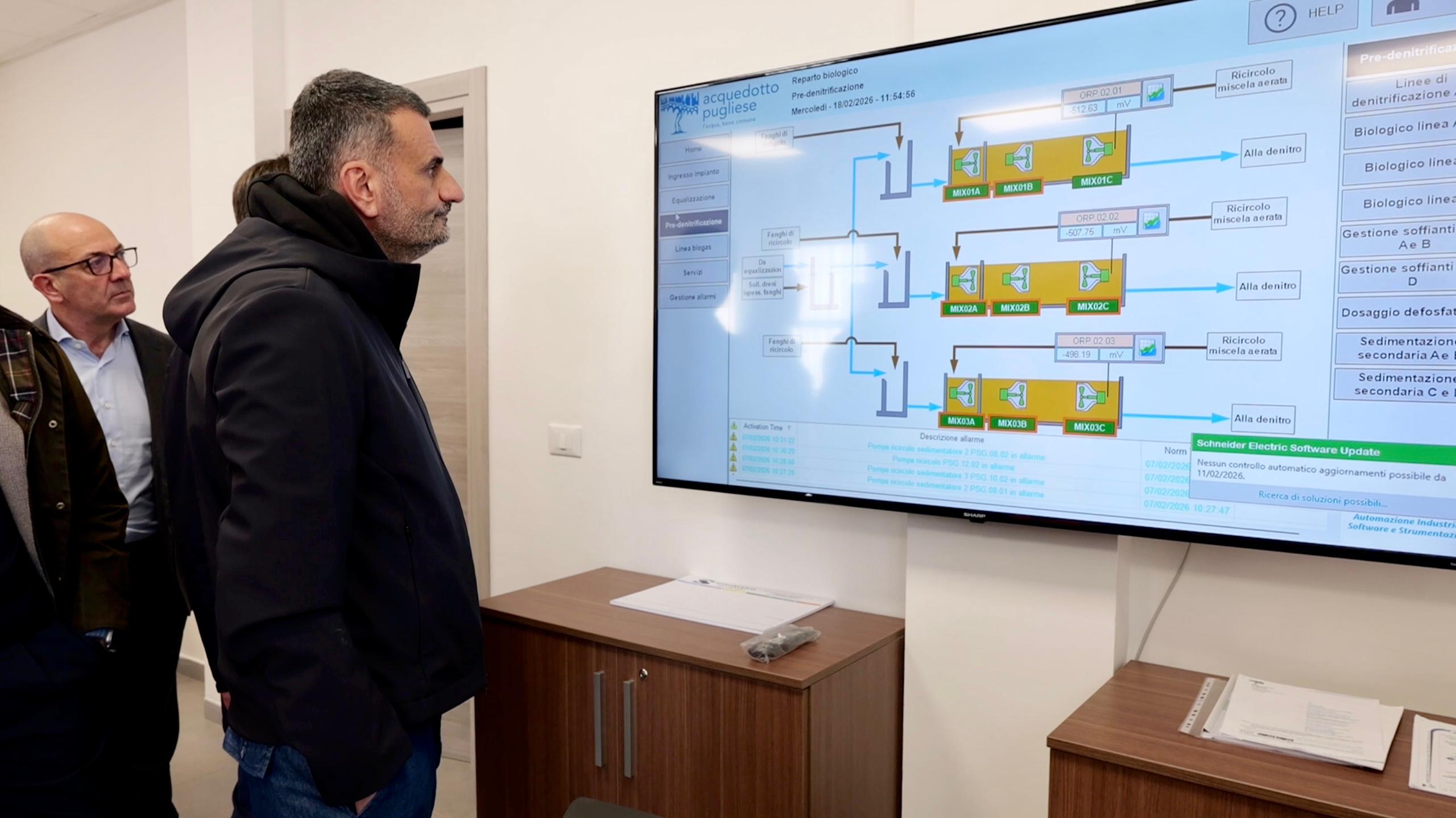 Galleria Decaro in visita agli impianti idrici di San Severo e Finocchito: “Stiamo superando la crisi. Presto attivi in Puglia 42 impianti di riuso di acque reflue. Pronta la vasca per l’acqua del Liscione dal Molise” - Diapositiva 4 di 6